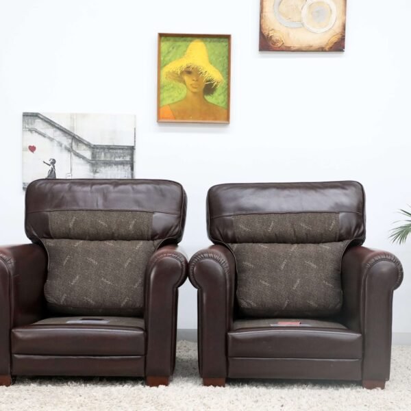 Genuine Leather MORAN BENSON Lounge Suite(3 PC) - Image 33