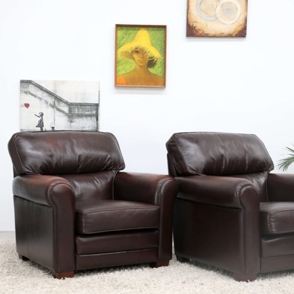 Genuine Leather MORAN BENSON Lounge Suite(3 PC) - Image 35