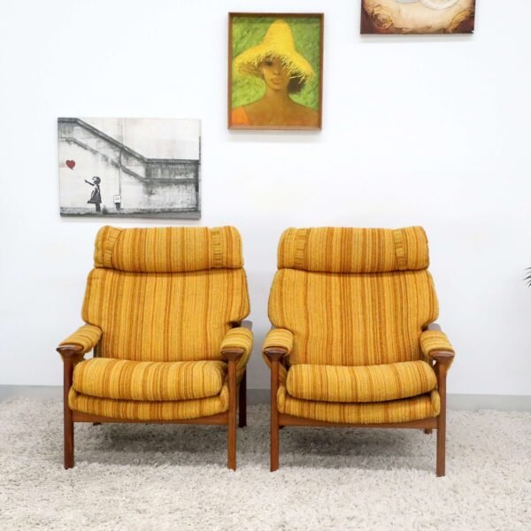 VINTAGE MID CENTURY TESSA T21 LOUNGE SUITE - Image 22