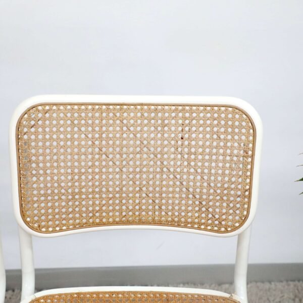 Retro Vintage Mid Century Rattan Chairs x6 - Image 10