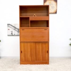 Retro Vintage Mid Century Desk Cabinet