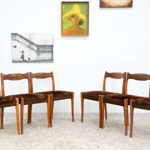 RETRO VINTAGE FLER DINING CHAIRS X6