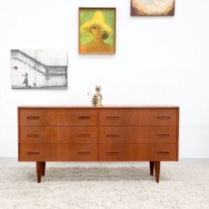Retro Vintage Midcentury Burgess Dresser Sideboard