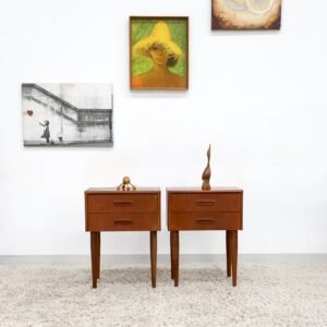 Retro Vintage Burgess Bedside Tables