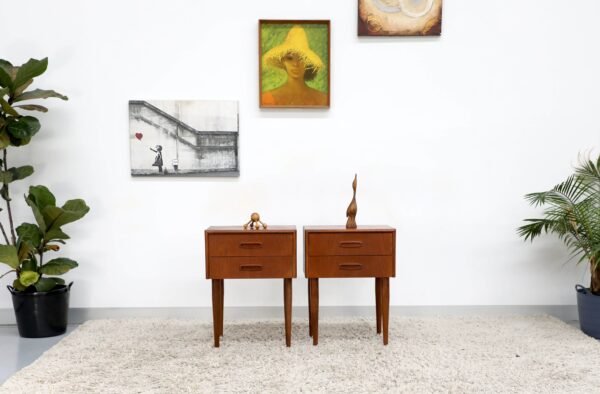Retro Vintage Burgess Bedside Tables