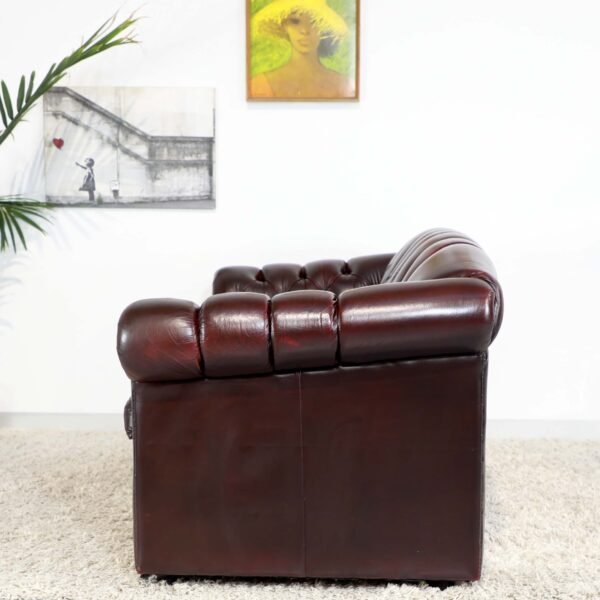Genuine Leather CHESTERFIELD 3 Seater SOFA - Image 15