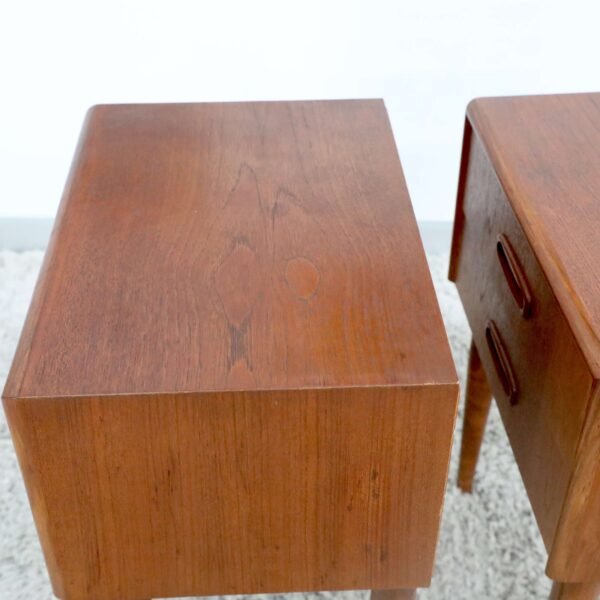 Retro Vintage Burgess Bedside Tables - Image 16