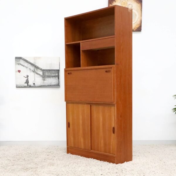 Retro Vintage Mid Century Desk Cabinet - Image 14