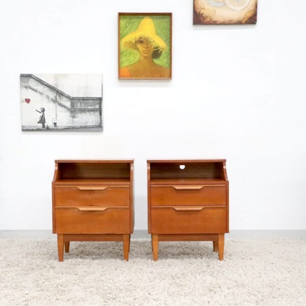 RETRO VINTAGE RELIANCE BEDSIDE TABLES - Image 2