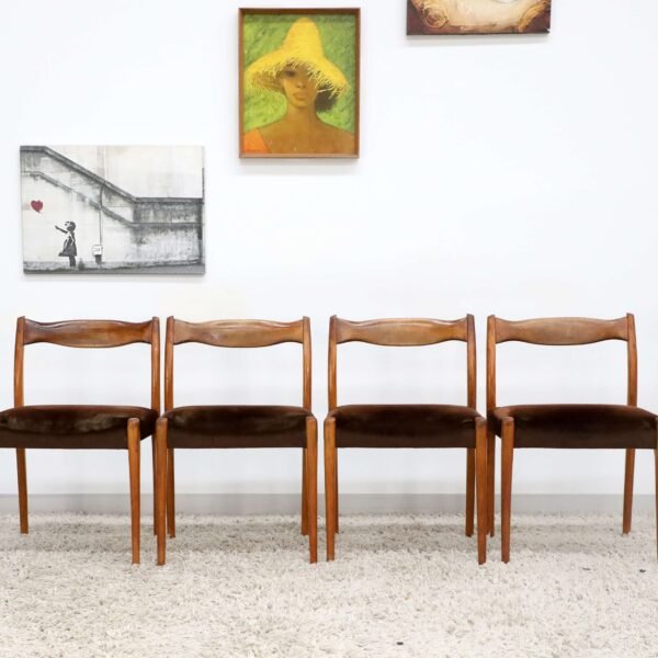 RETRO VINTAGE FLER DINING CHAIRS X6 - Image 2