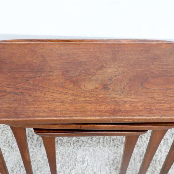 Retro Vintage Nest of Coffee Tables - Image 3