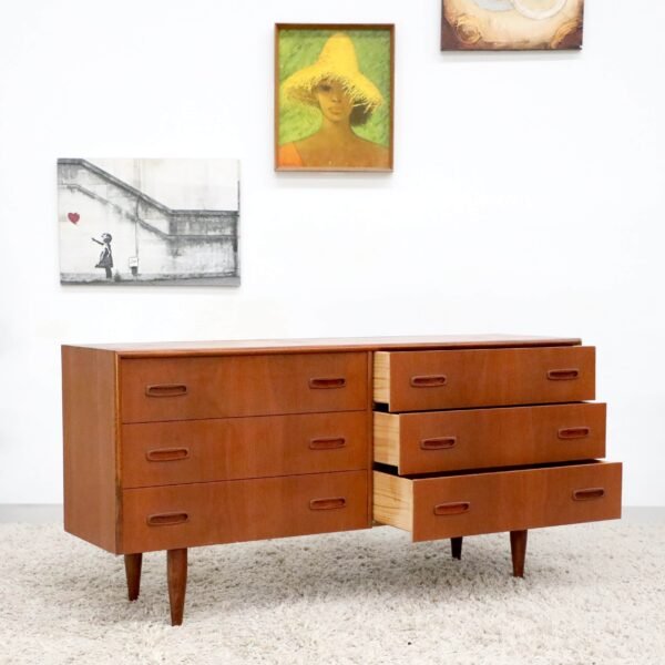 Retro Vintage Midcentury Burgess Dresser Sideboard - Image 5
