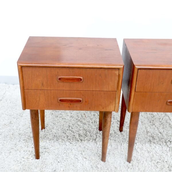 Retro Vintage Burgess Bedside Tables - Image 3