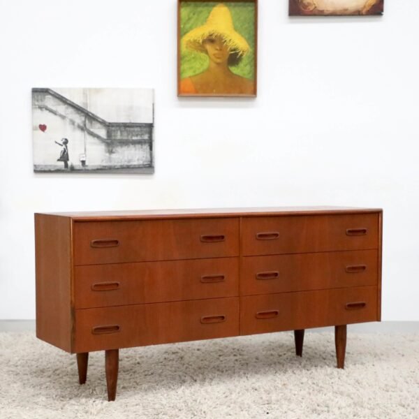 Retro Vintage Midcentury Burgess Dresser Sideboard - Image 6