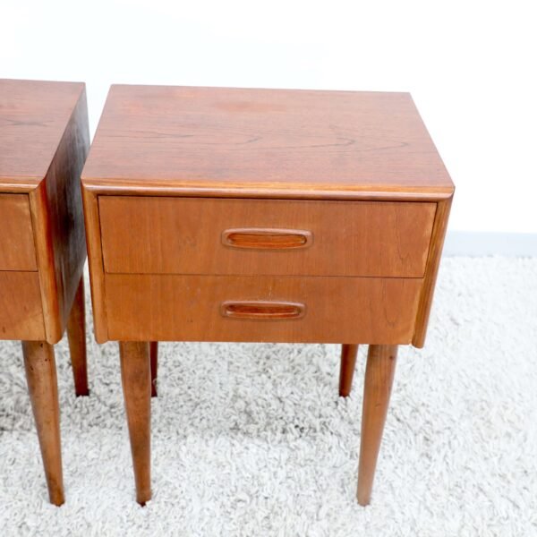 Retro Vintage Burgess Bedside Tables - Image 4