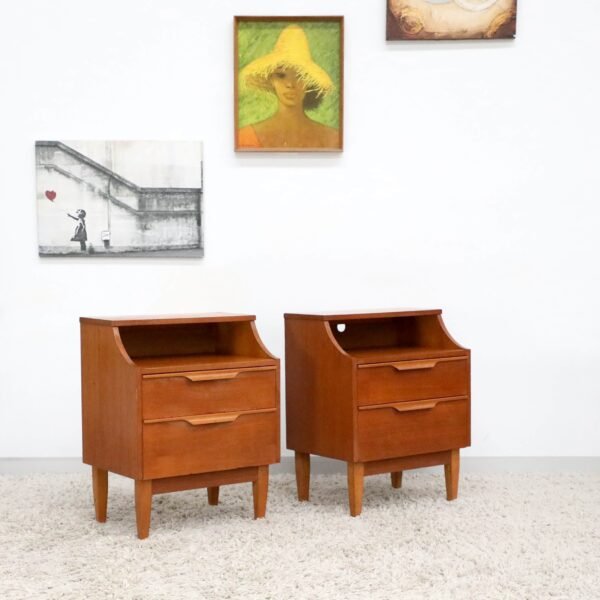 RETRO VINTAGE RELIANCE BEDSIDE TABLES - Image 8