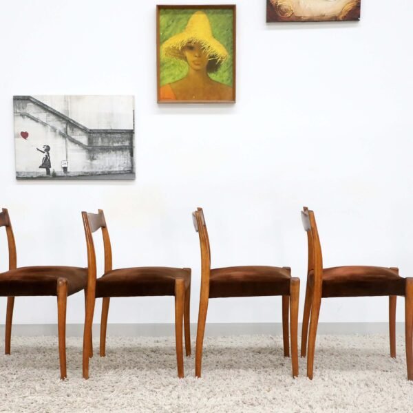 RETRO VINTAGE FLER DINING CHAIRS X6 - Image 8