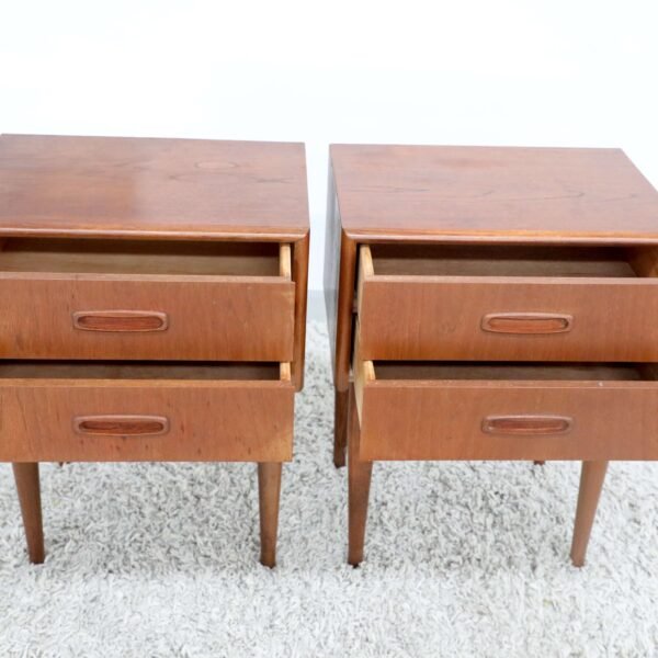 Retro Vintage Burgess Bedside Tables - Image 7