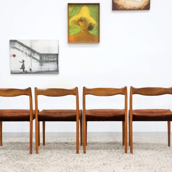 RETRO VINTAGE FLER DINING CHAIRS X6 - Image 10