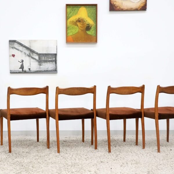 RETRO VINTAGE FLER DINING CHAIRS X6 - Image 11