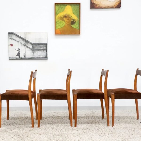 RETRO VINTAGE FLER DINING CHAIRS X6 - Image 12