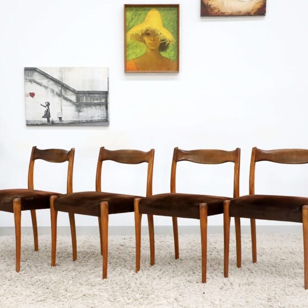 RETRO VINTAGE FLER DINING CHAIRS X6 - Image 13