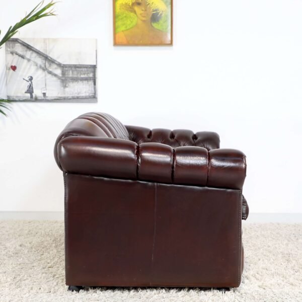 Genuine Leather CHESTERFIELD 3 Seater SOFA - Image 11