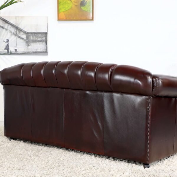 Genuine Leather CHESTERFIELD 3 Seater SOFA - Image 12