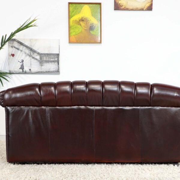 Genuine Leather CHESTERFIELD 3 Seater SOFA - Image 13