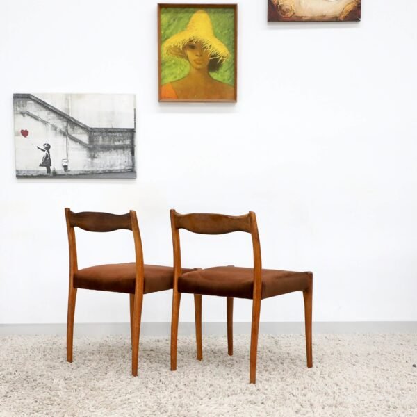 RETRO VINTAGE FLER DINING CHAIRS X6 - Image 19