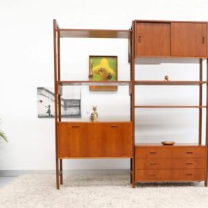 Vintage Mid Century Teak Ladderex Unit