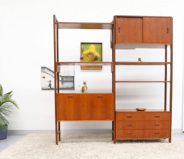 Vintage Mid Century Teak Ladderex Unit