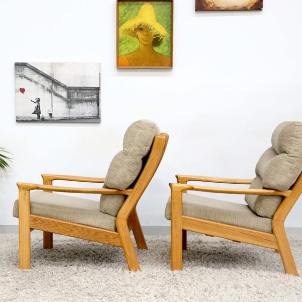 Retro Vintage Tessa Wellington Pair of Armchairs - Image 18