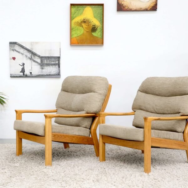 Retro Vintage Tessa Wellington Pair of Armchairs - Image 19