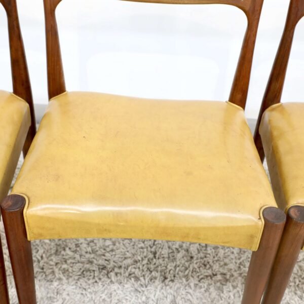 VINTAGE DANISH DINING CHAIRS X6 - Image 4