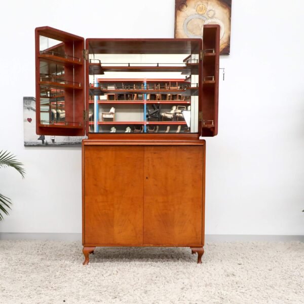 Retro Vintage Mid Century Cocktail Cabinet - Image 4