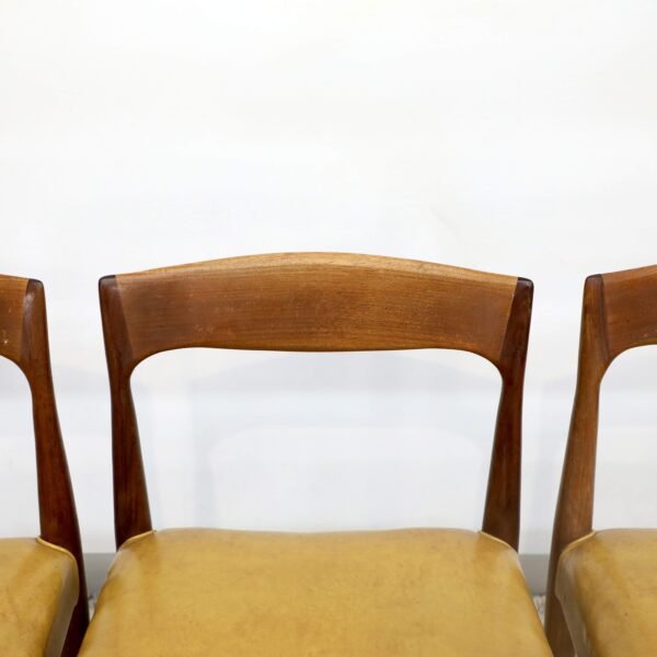 VINTAGE DANISH DINING CHAIRS X6 - Image 7