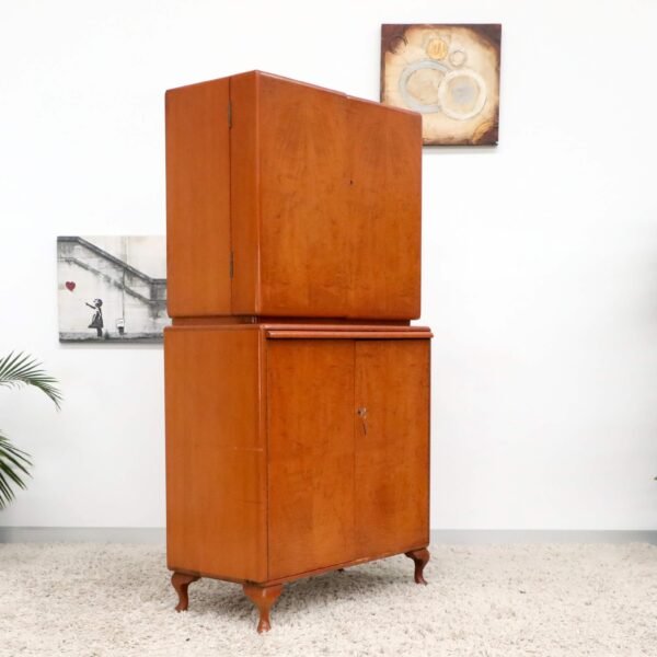 Retro Vintage Mid Century Cocktail Cabinet - Image 9