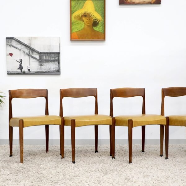 VINTAGE DANISH DINING CHAIRS X6 - Image 12