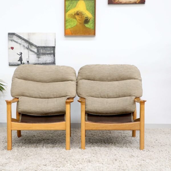 Retro Vintage Tessa Wellington Pair of Armchairs - Image 10