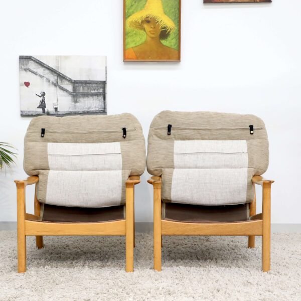 Retro Vintage Tessa Wellington Pair of Armchairs - Image 11