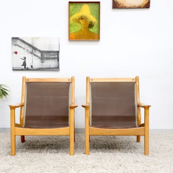 Retro Vintage Tessa Wellington Pair of Armchairs - Image 12