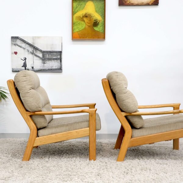 Retro Vintage Tessa Wellington Pair of Armchairs - Image 14