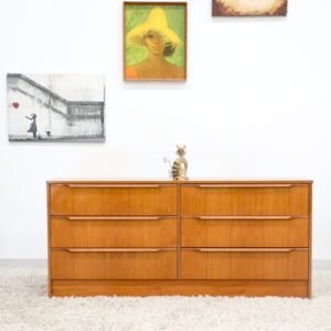 RETRO VINTAGE MIDCENTURY CHEST OF DRAWERS DRESSER