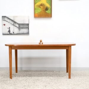 Retro Vintage Mid Century Teak Dining Table