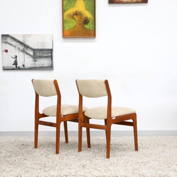 RETRO VINTAGE MID CENTURY DANISH STYLE DINING CHAIRS X6 - Image 29