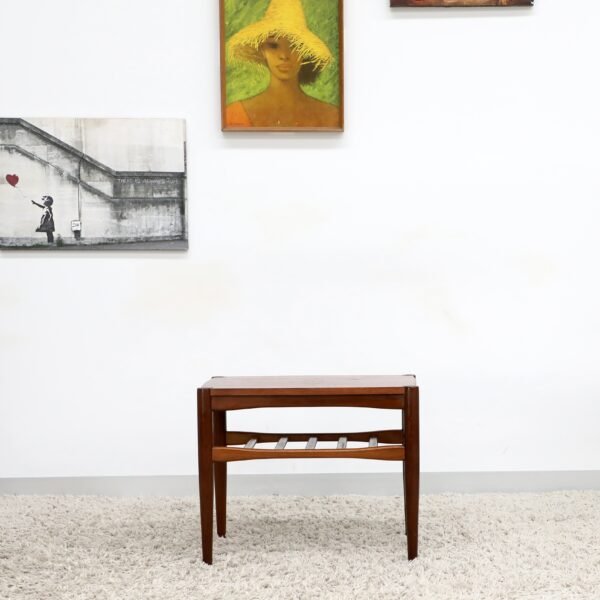 RETRO VINTAGE MID CENTURY DANISH DELUXE SIDE TABLE - Image 2