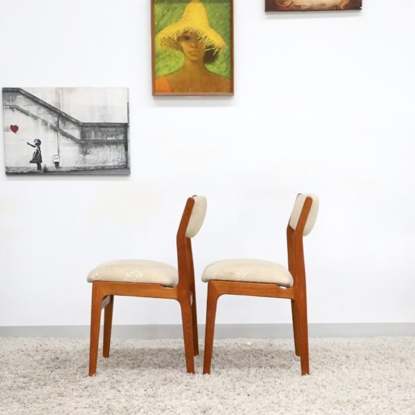 RETRO VINTAGE MID CENTURY DANISH STYLE DINING CHAIRS X6 - Image 32