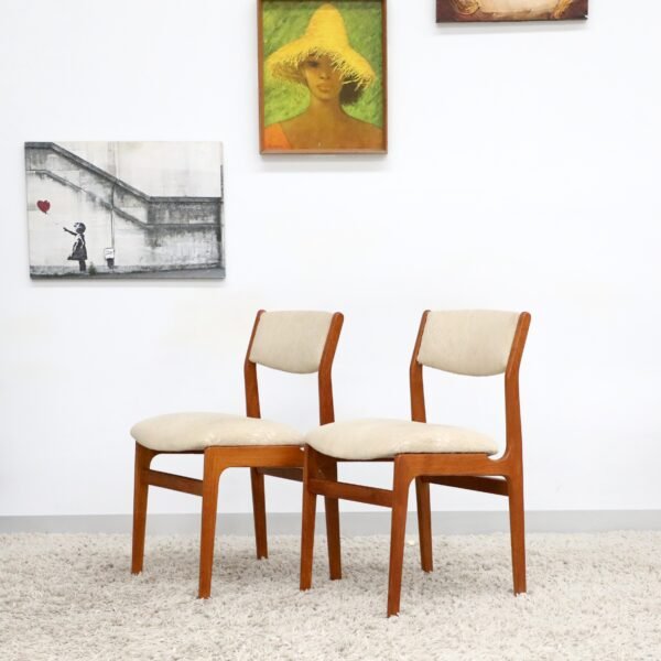 RETRO VINTAGE MID CENTURY DANISH STYLE DINING CHAIRS X6 - Image 33