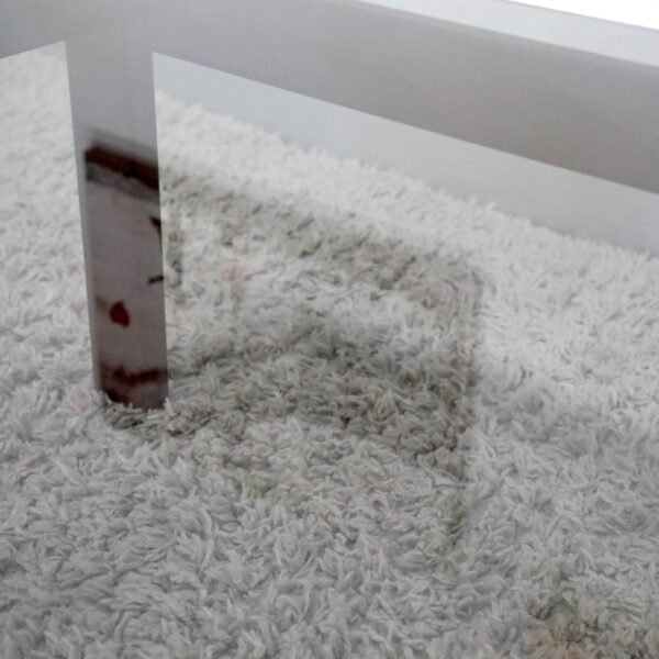 RETRO VINTAGE GLASS COFFEE TABLE - Image 5